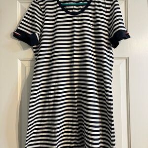 Tommy Hilfiger Navy Polo Dress and striped Navy and white